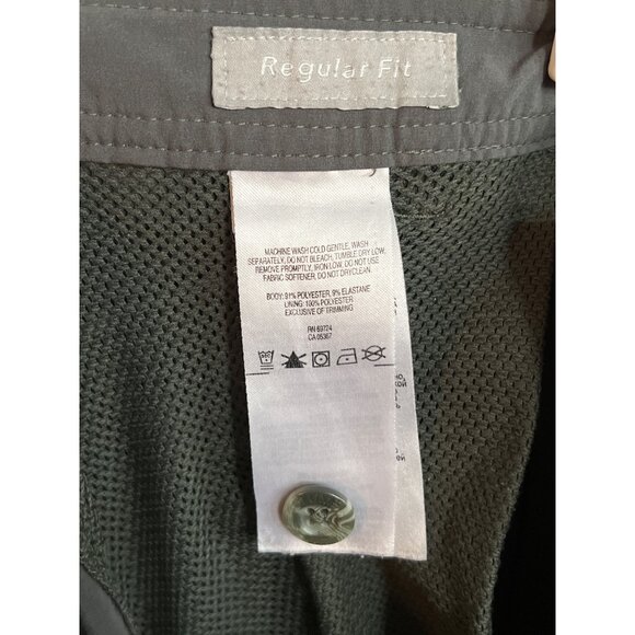 Columbia PFG Mens Regular Fit Gray Outdoor Shorts Size 40W With Pockets Polyeste - Picture 5 of 5